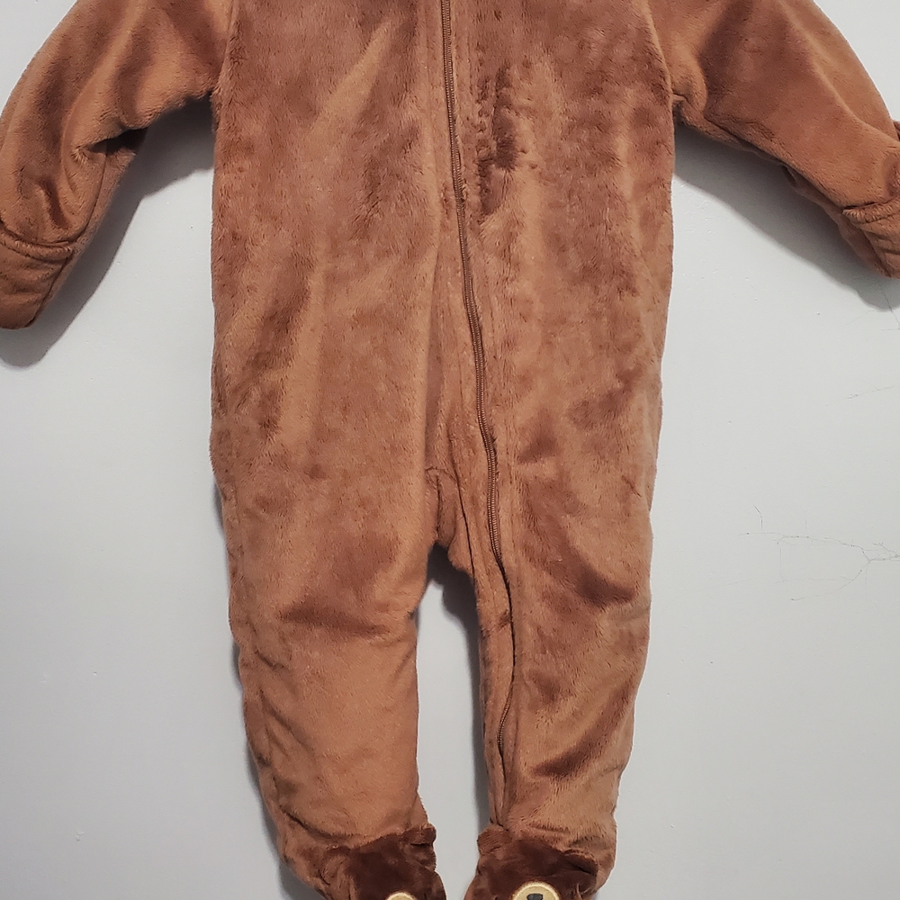 Carter's Brown Fleece Kids Footie